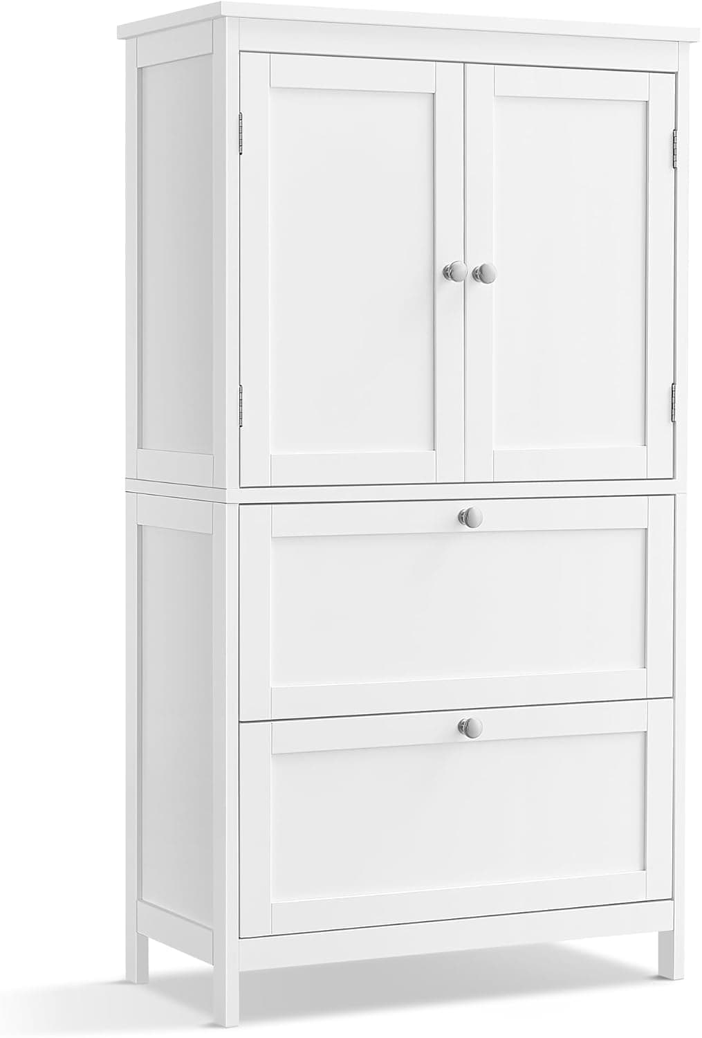 Kúpeľňová skrinka Vasagle Swede 110 cm biela 1
