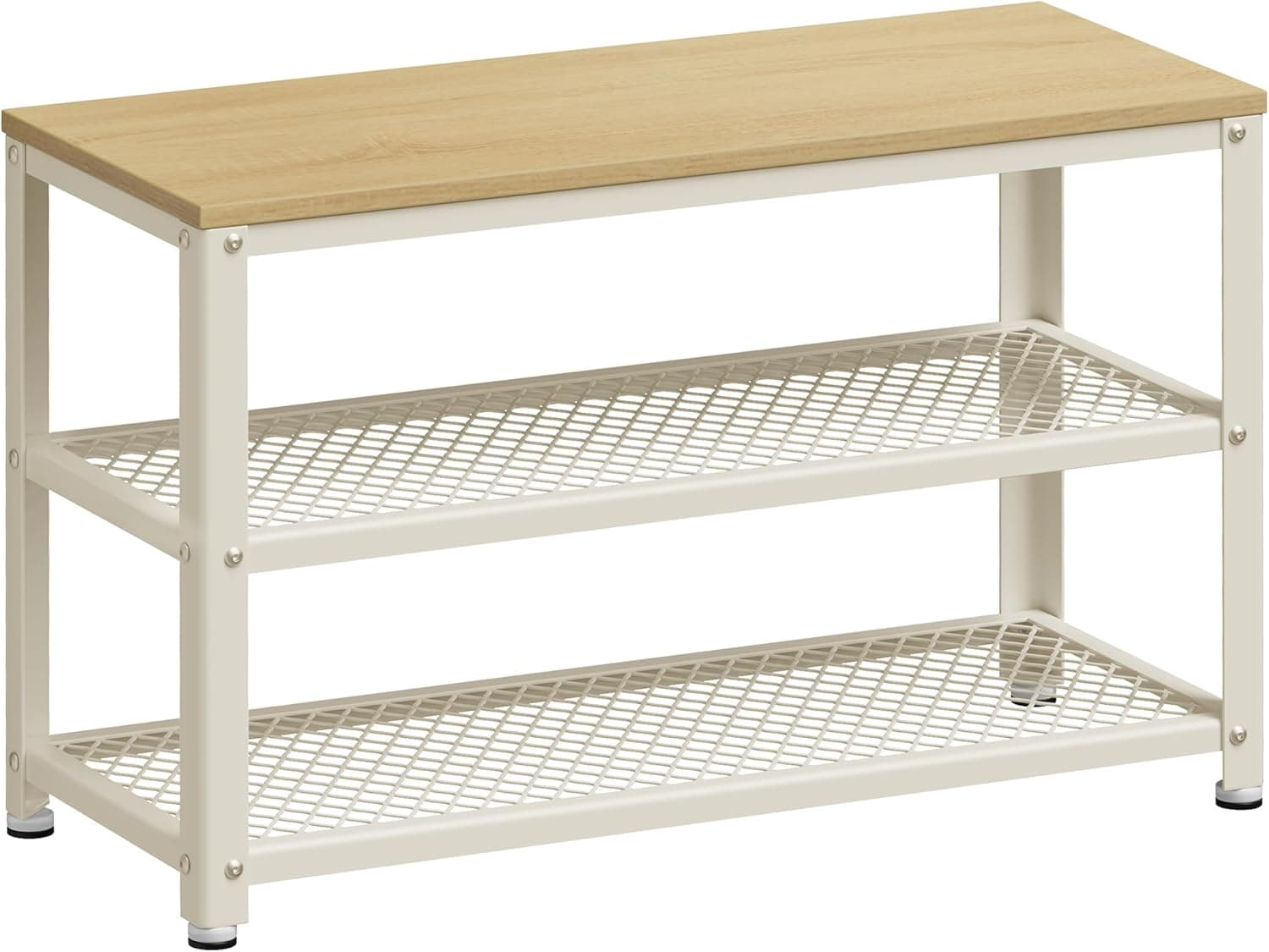 Botník VASAGLE Leggy biely/béžový