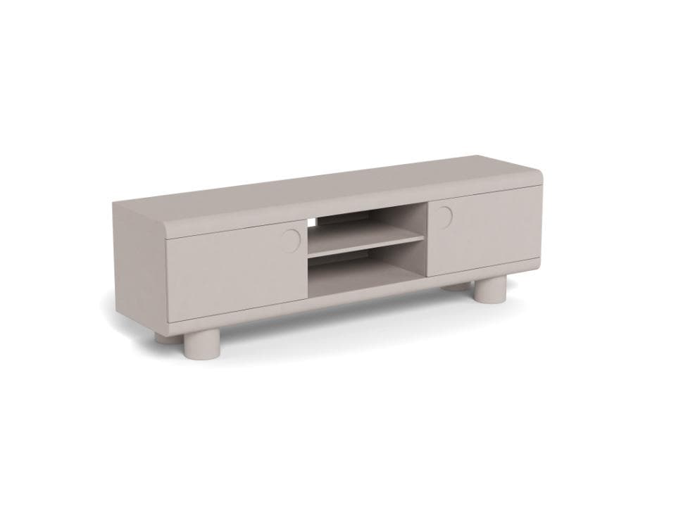 TV stolík Magee 160 cm sivý 1