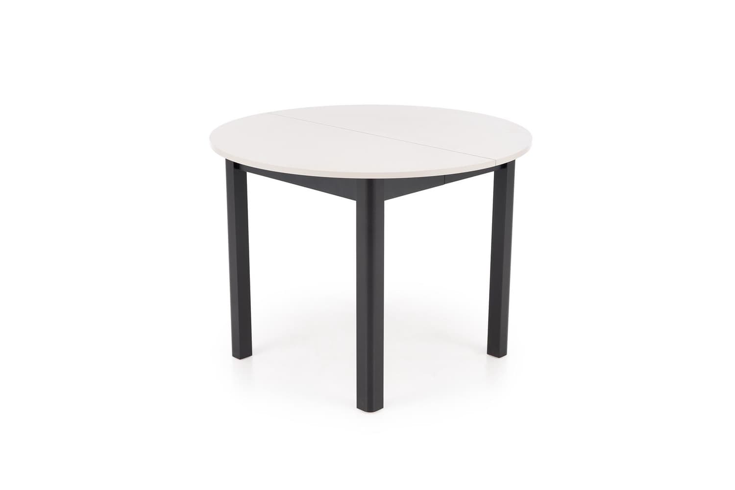 Rozkladací jedálenský stôl Ringo 102/142 cm kašmírový/čierny 1