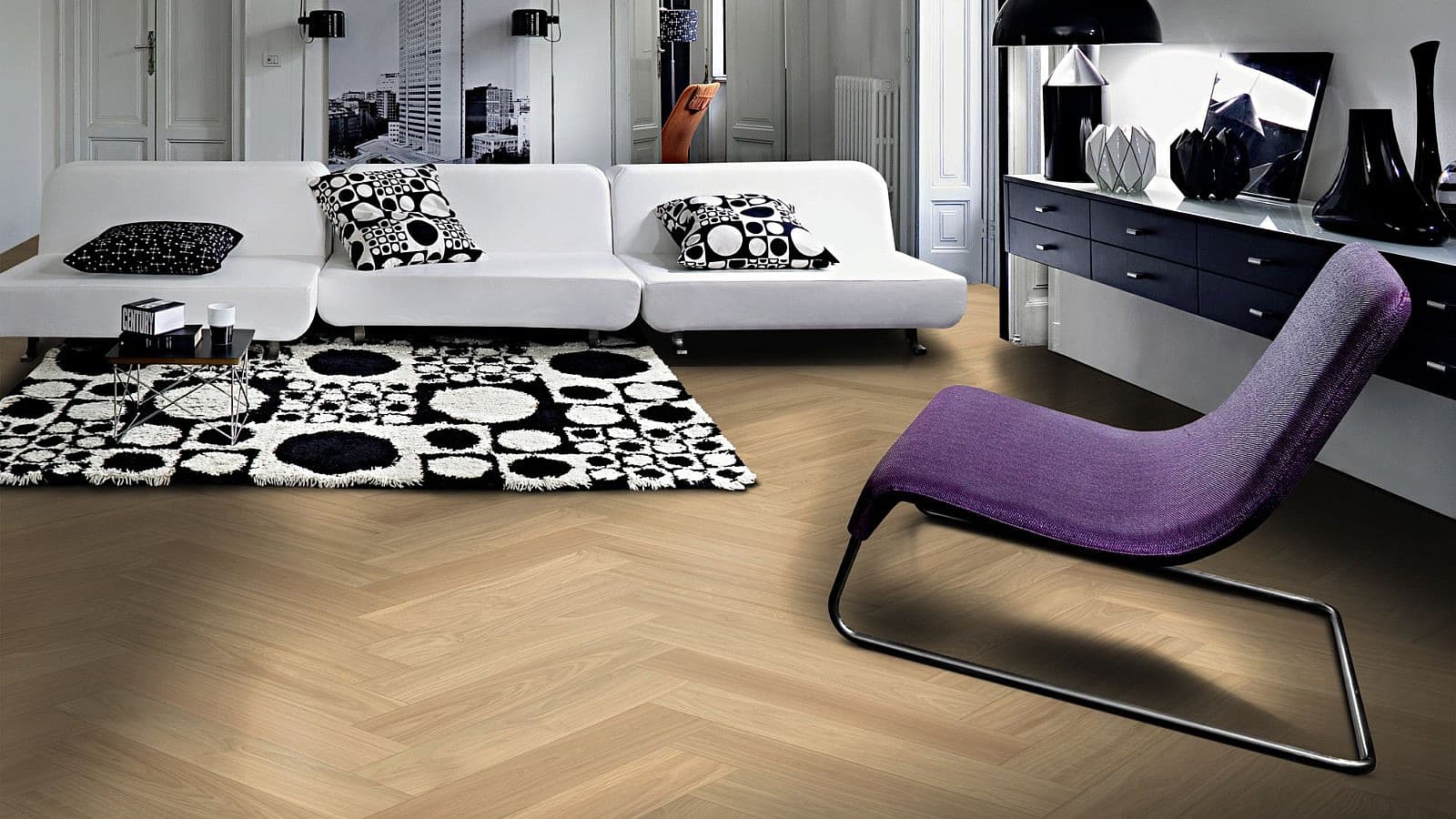 Káhrs Herringbone Dub ab dim biely 111PABEKDWKE600 1
