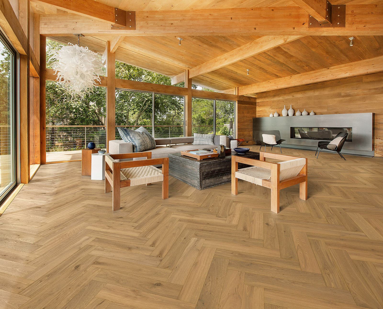 KAHRS Herringbone Dub cd dymový šedý 111PCDEKFIKE600 1