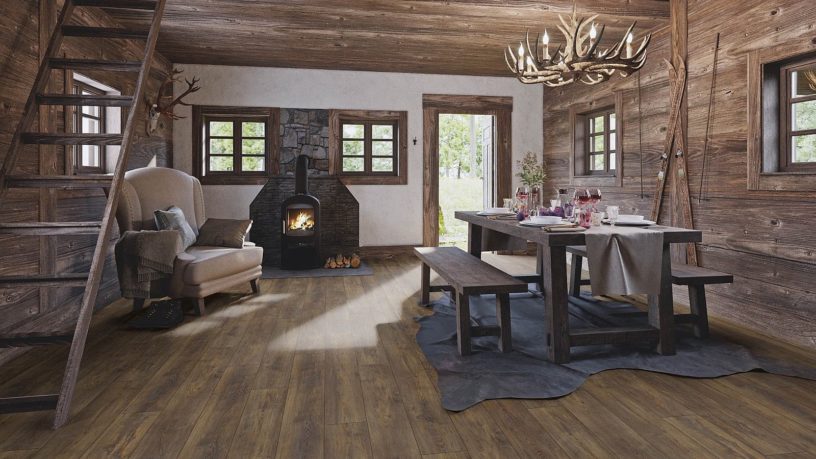 MY FLOOR Chalet Gaštan M1005 1
