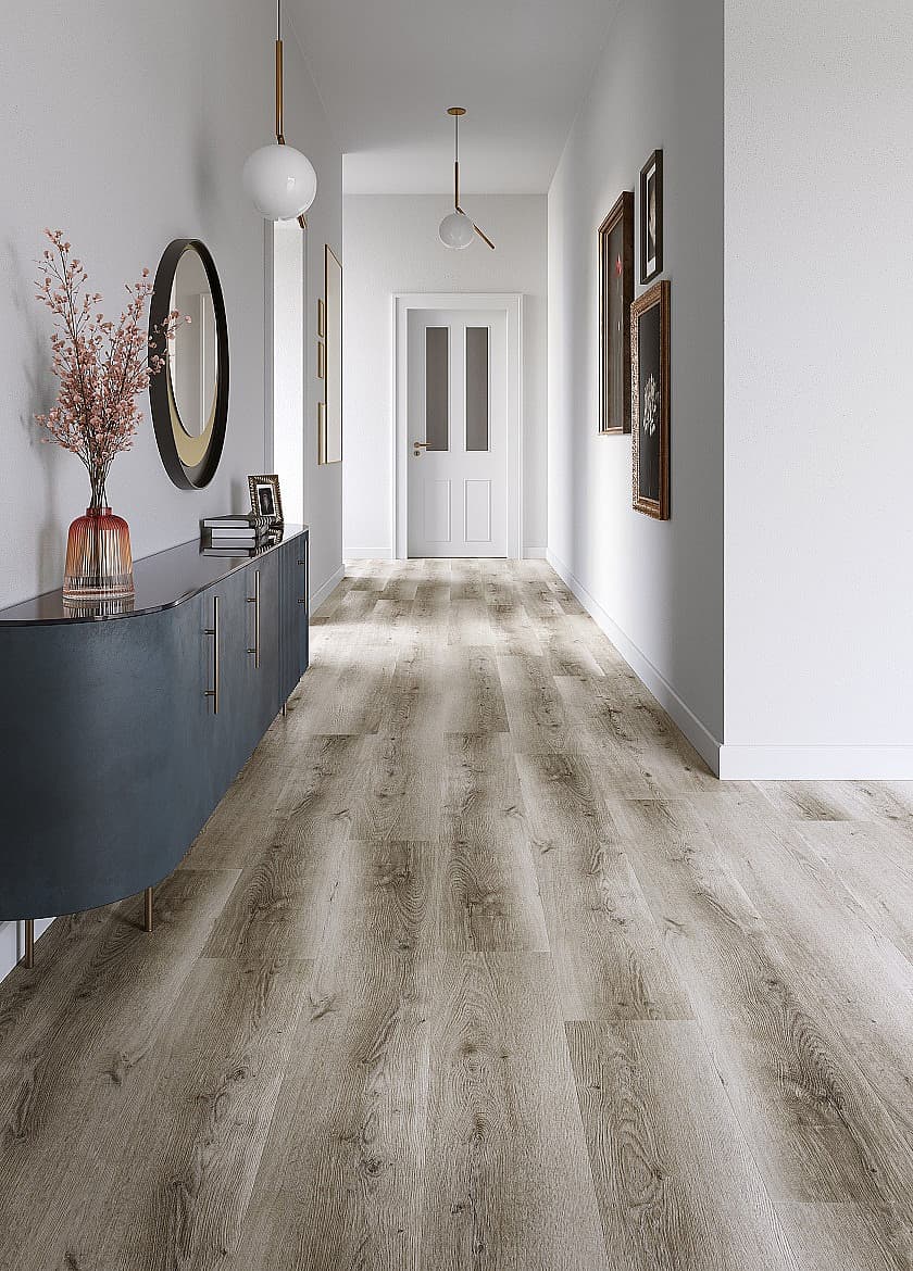 FLOOR FOREVER XL click rigid Dub kartáčovaný šedý 79985 1