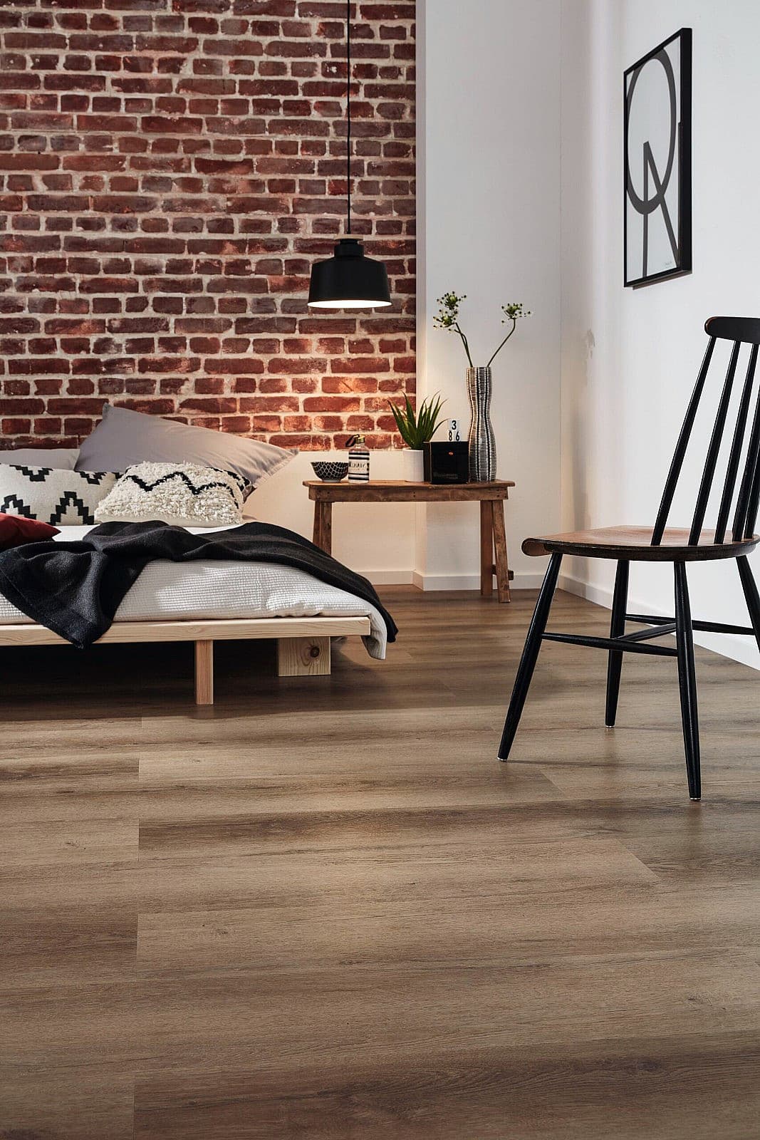 FLOOR FOREVER XL click rigid Dub kartáčovaný hnědý 79988 1