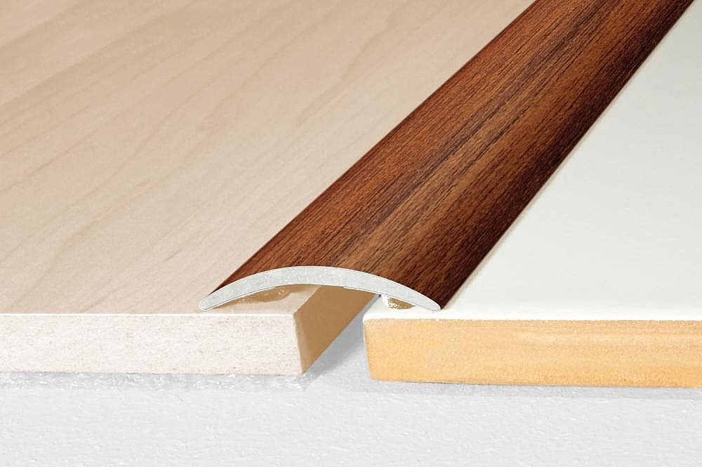 Prechodový profil 30 mm, oblý (samolepiaci) | nivelácia 0 - 3 mm Bronz E03 1