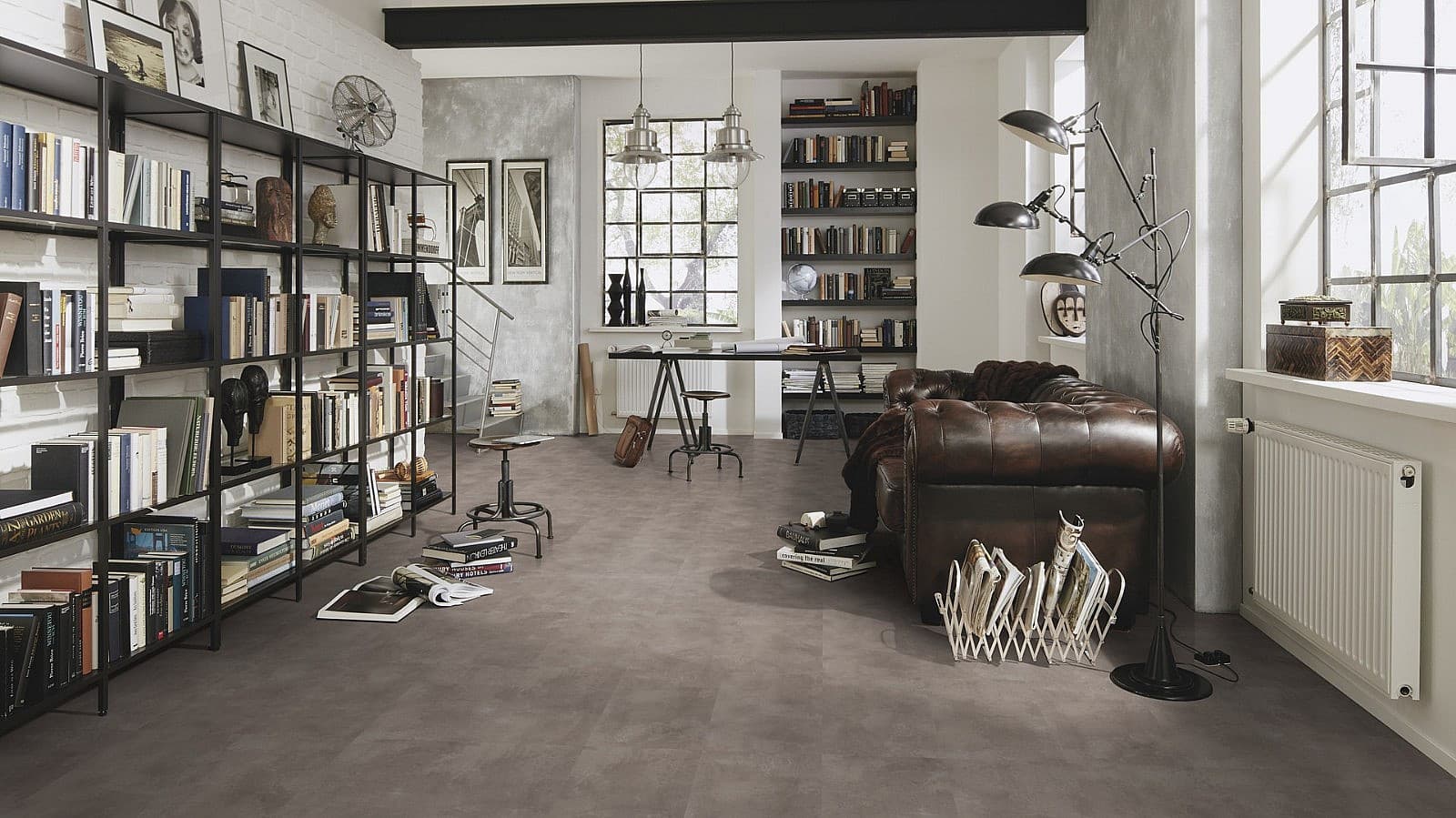 WINEO 1000 stone L basic Urban concrete smoke MLP318R 1