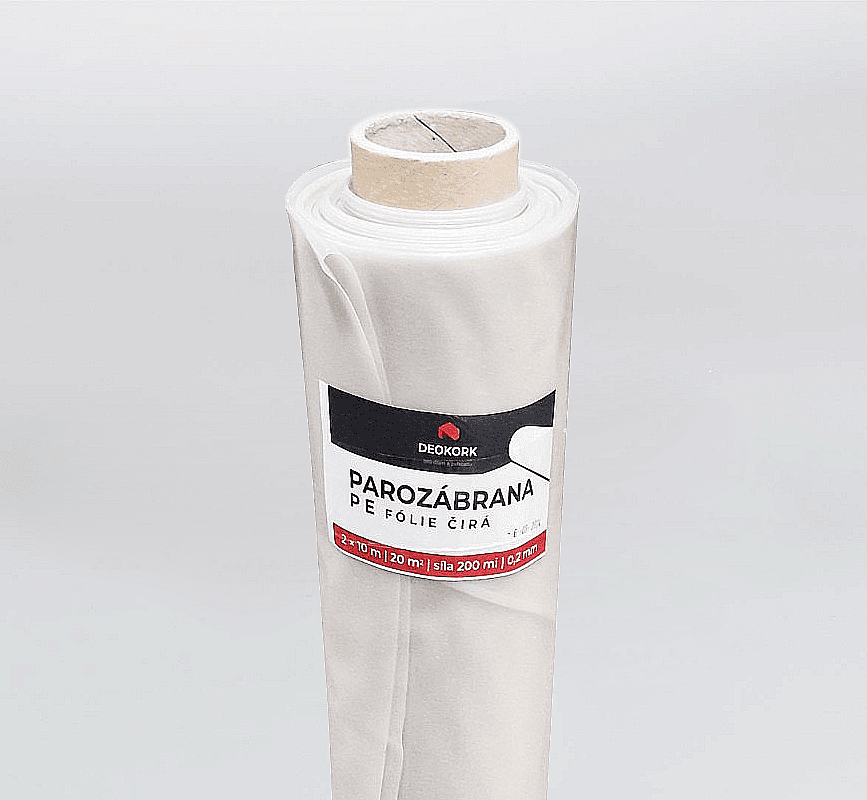 Parozábrana PE FÓLIA číra rolka hr. 0,2 mm 2 × 10 m 1