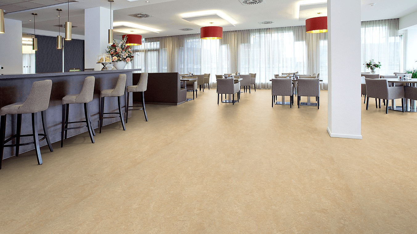 FORBO Marmoleum marbled real Sand 2499 Tl. 2 mm 1
