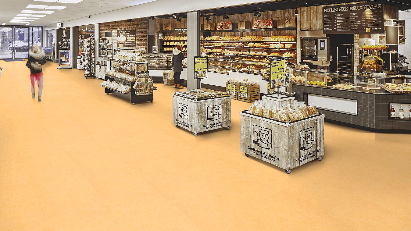 FORBO Marmoleum marbled fresco Natural corn 3846 Tl. 2 mm 1