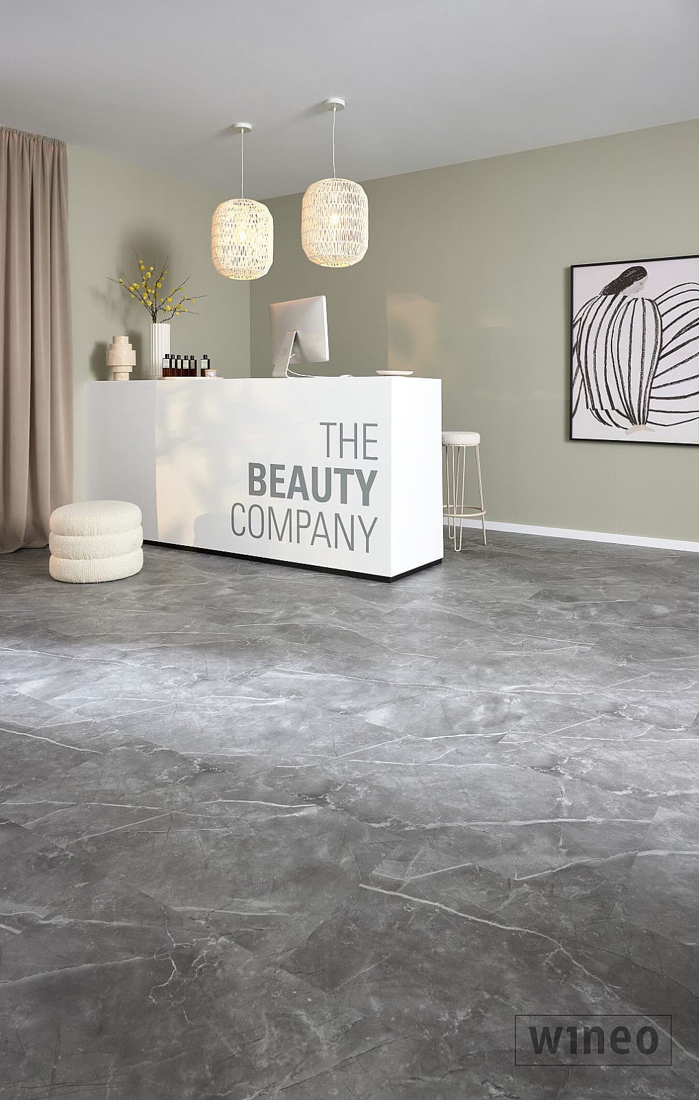 WINEO 800 stone XL Bergen marble grey DB853SXL 1