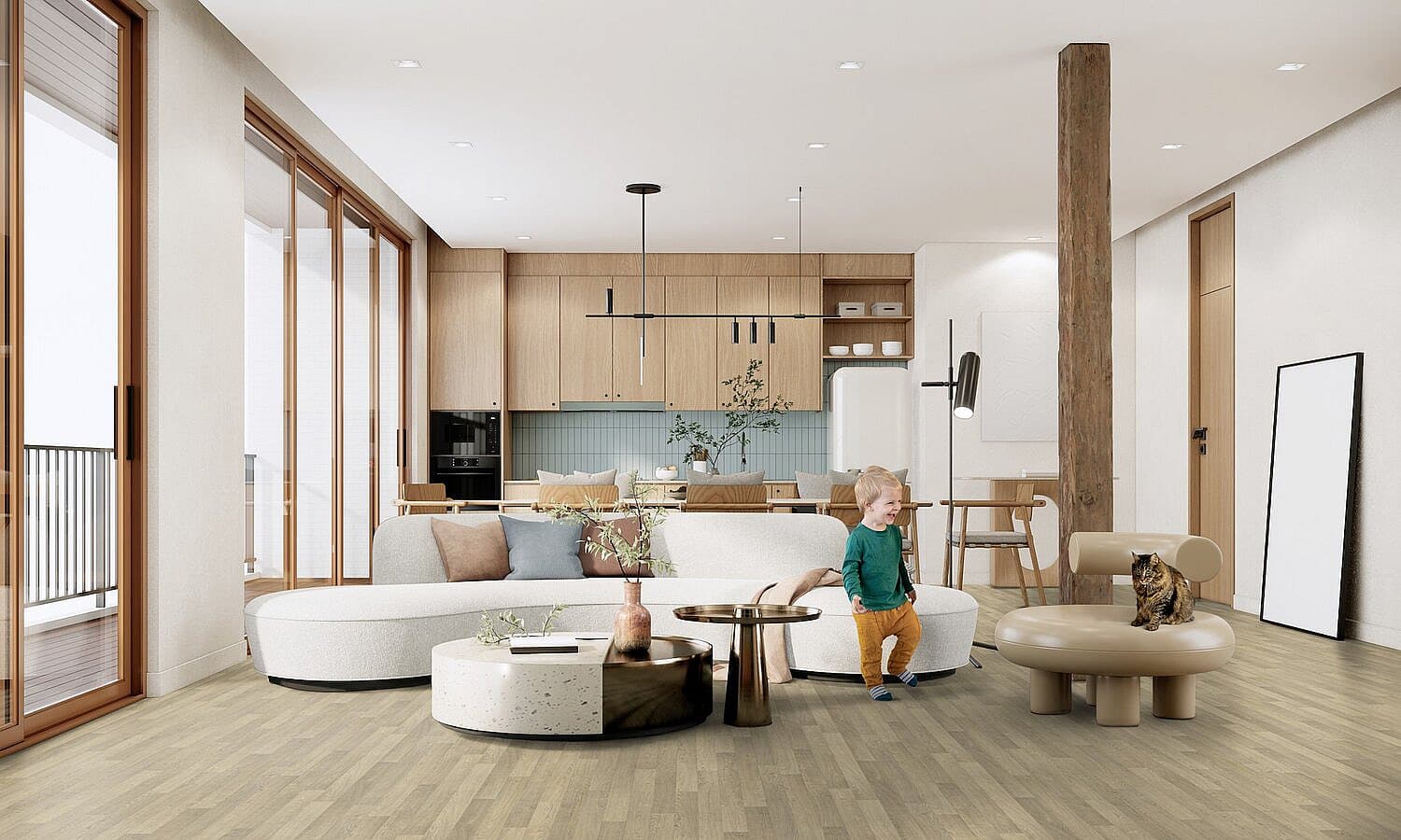 GERFLOR Texline nature Lodge almond GERT NAT 2371 Šíře role 2 m 1