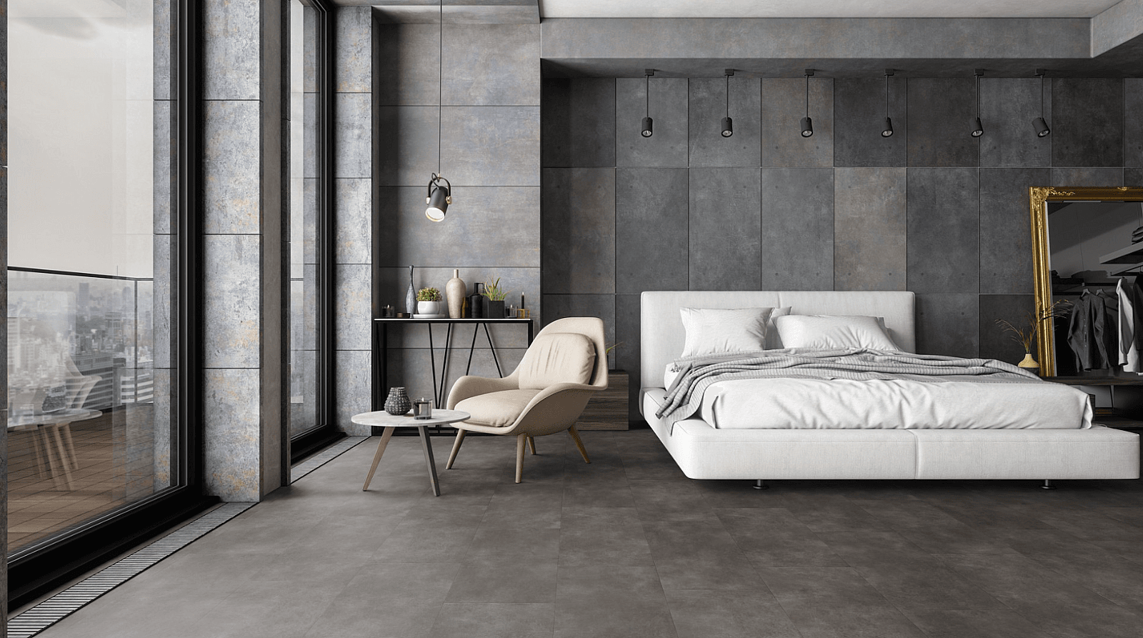 GERFLOR Creation 40 clic acoustic Bloom uni dark GERCAC40 1601 1