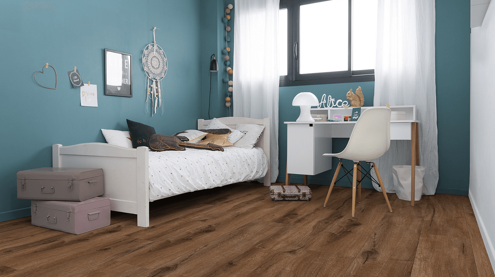 GERFLOR Creation 55 clic acoustic Cedar dark brown GERCAC55 1605 1