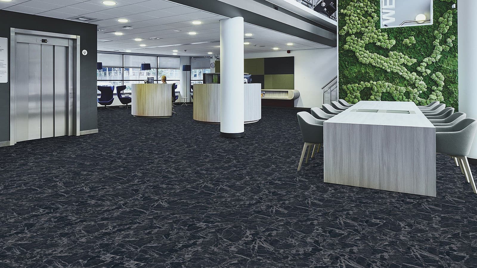 FORBO Flotex Naturals Marble Marquina 143002 1
