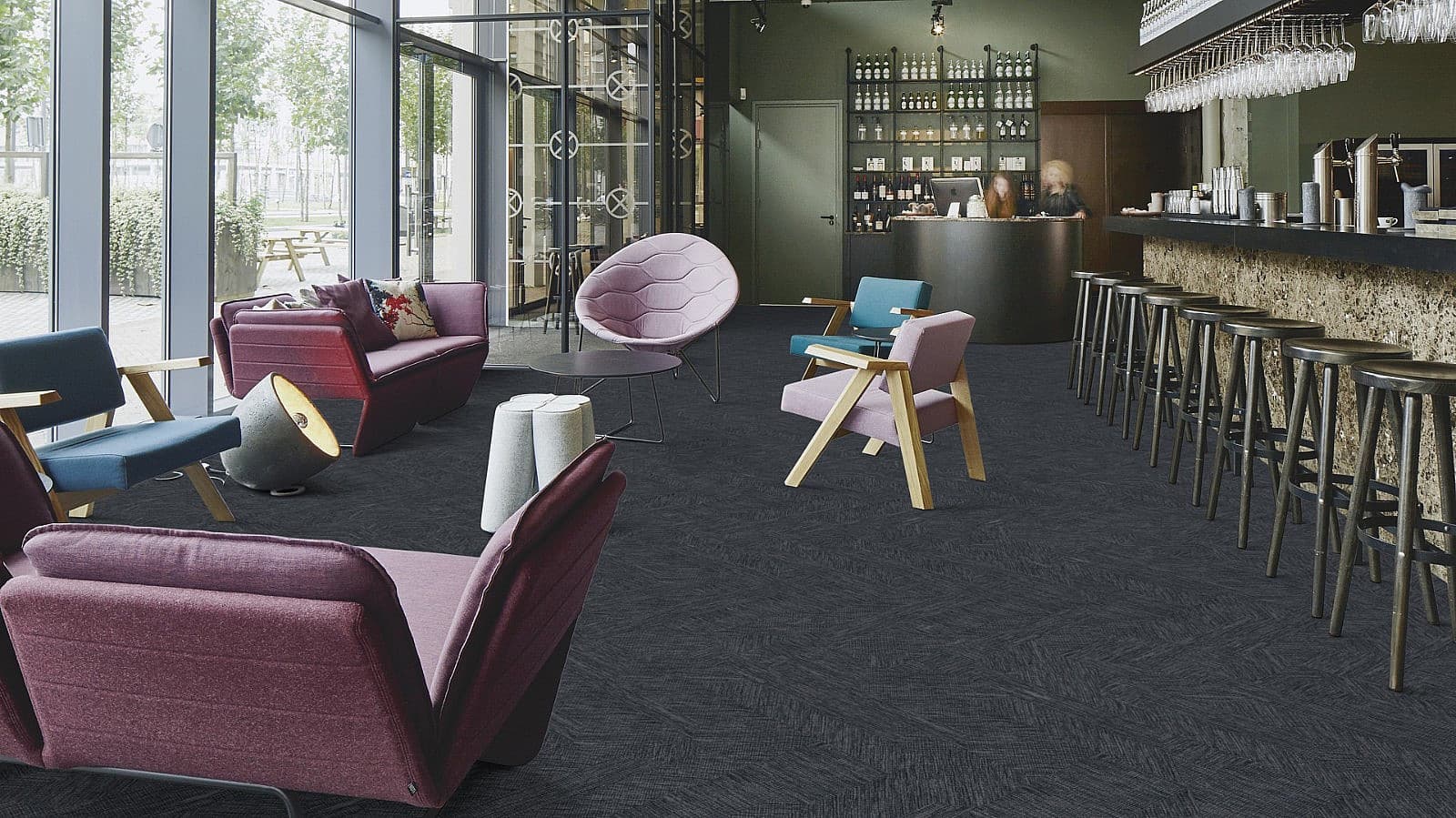 FORBO Flotex Planks Frameweave Lignite 142009 1