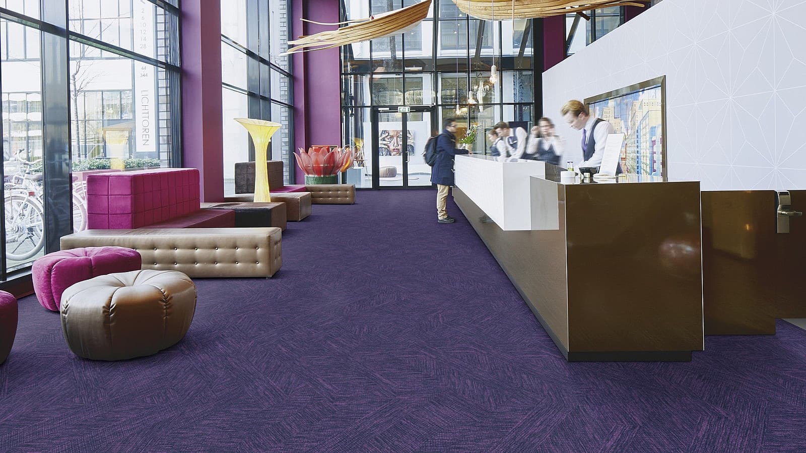 FORBO Flotex Planks Frameweave Violet 142015 1
