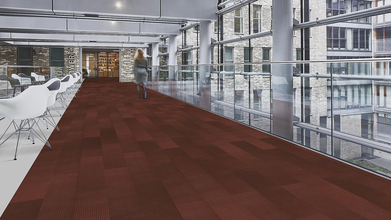 FORBO Flotex Planks Boxcross Crimson 133016 1