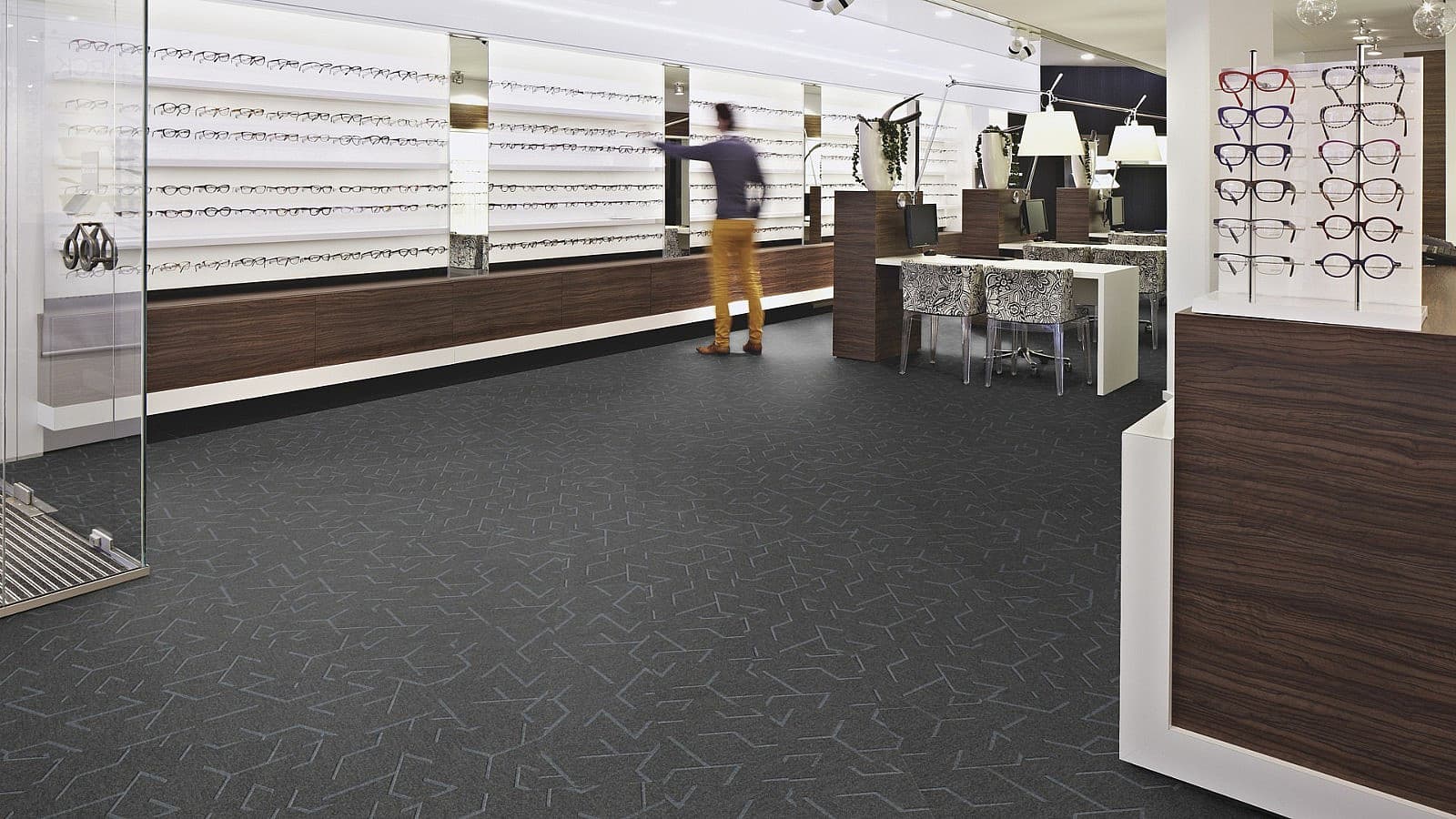 FORBO Flotex Planks Triad Embossed zinc 121001 1