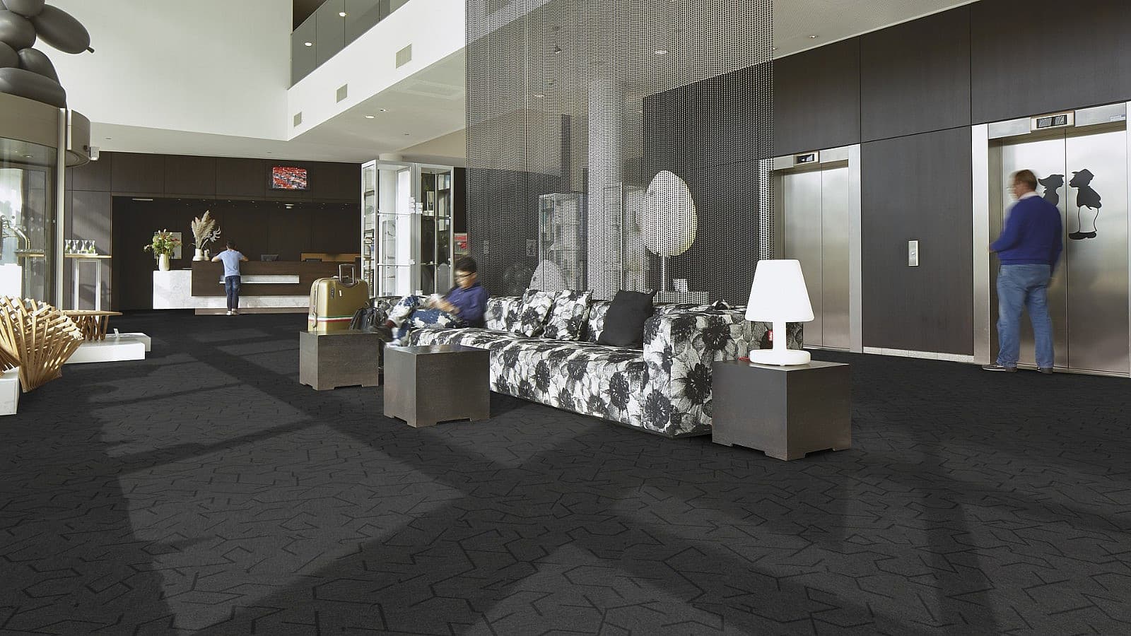 FORBO Flotex Planks Triad Embossed Anthracite 131017 1