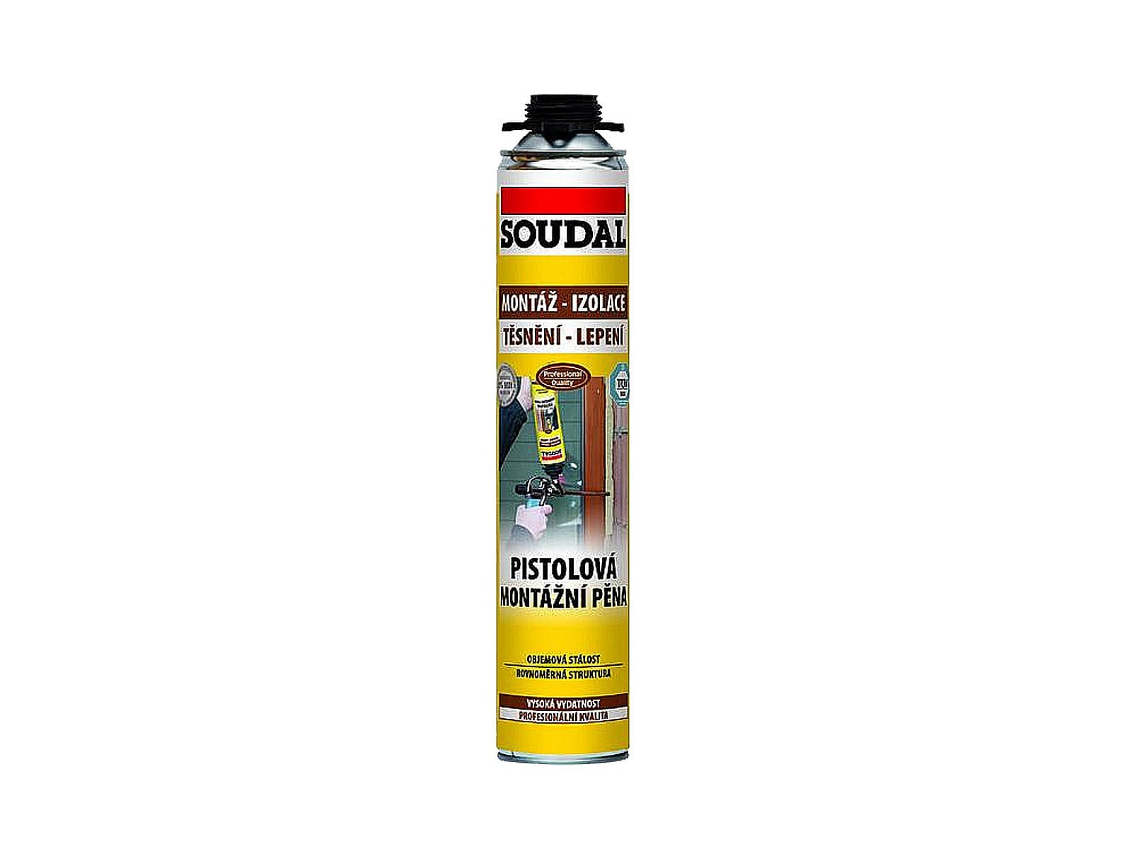 Pištoľová montážna pena SOUDAL 750 ml