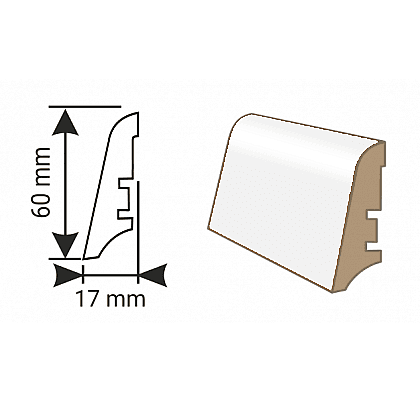 MDF lišta KP 60 00088 1