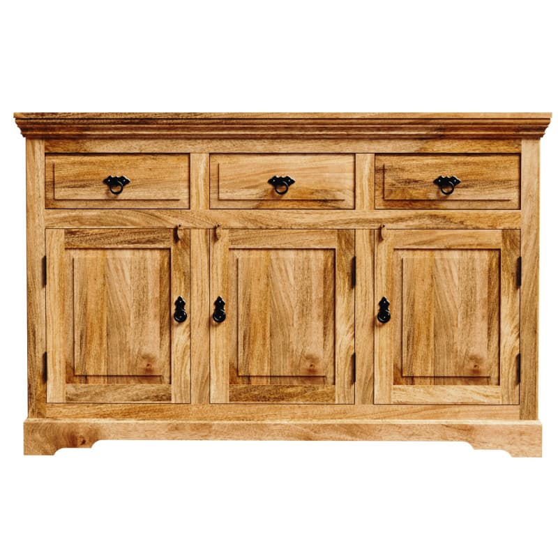 indickynabytok.sk - Komoda Guru 140x90x45 indický masív mango 1