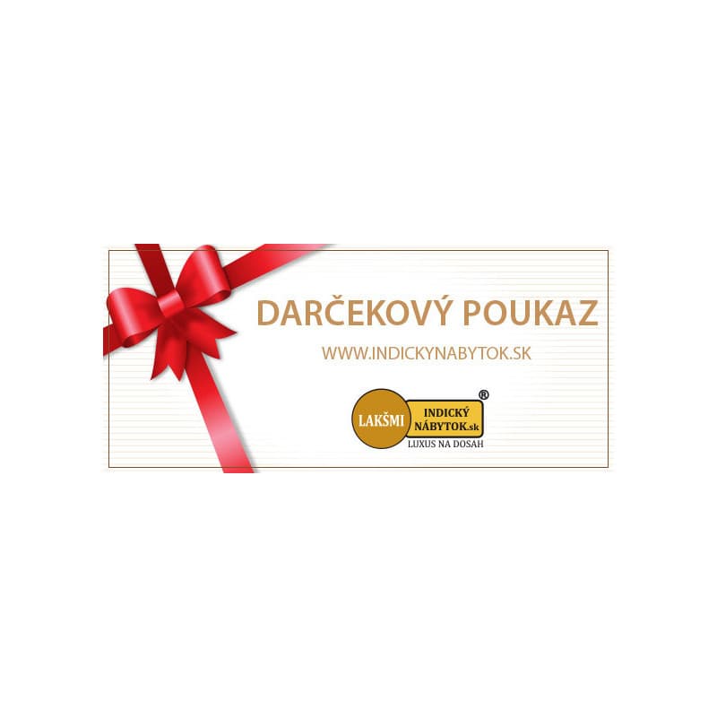 indickynabytok.sk - Darčekový poukaz 1