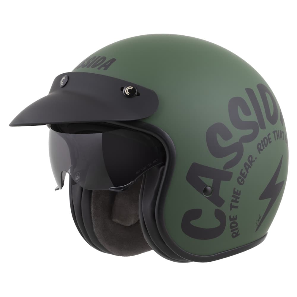 Cassida Oxygen Gear 2.0 zelená matná/černá S (55-56)