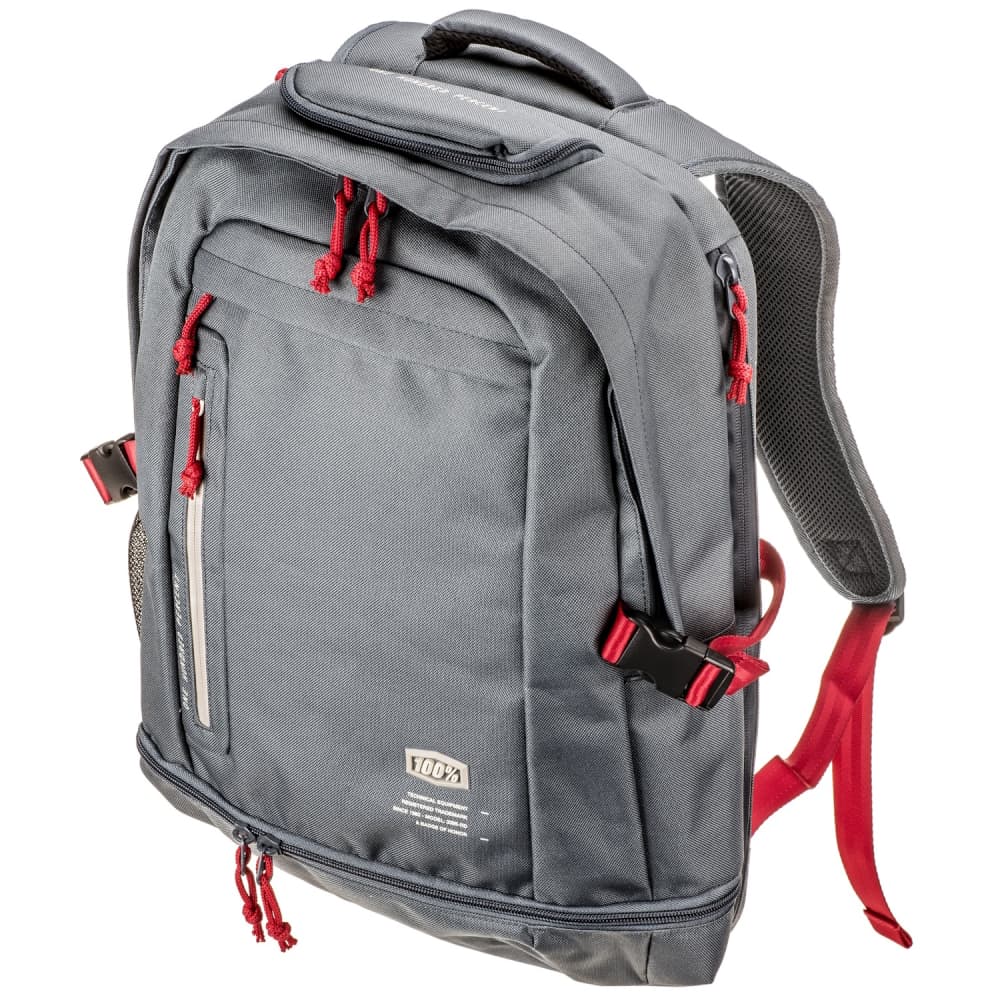 100% Transit Grey-Red 1