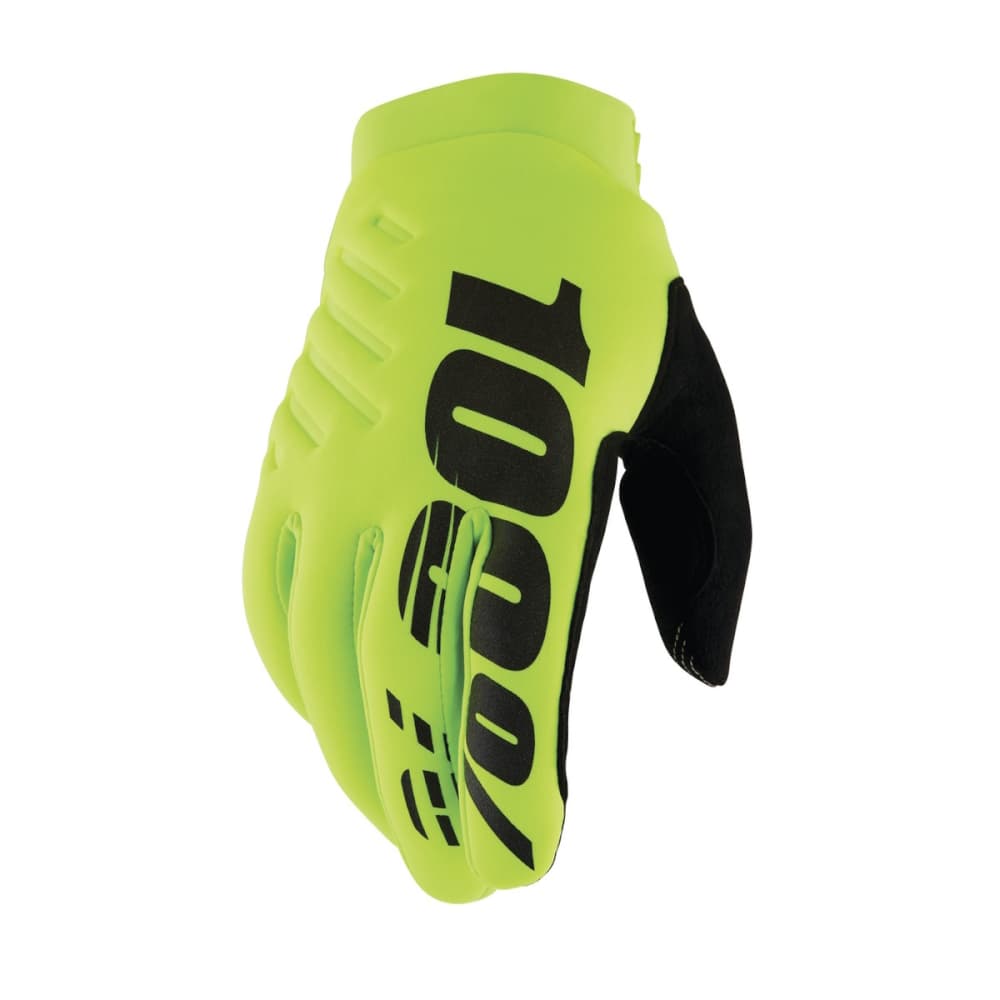 100% Brisker fluo žltá/čierna L 1