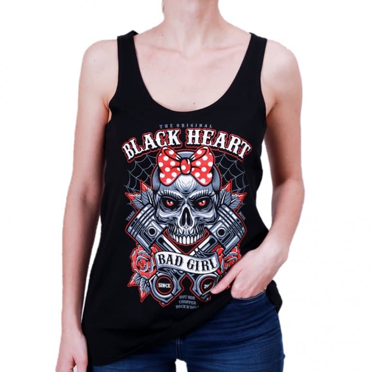 BLACK HEART Bell Piston čierna - XL 1