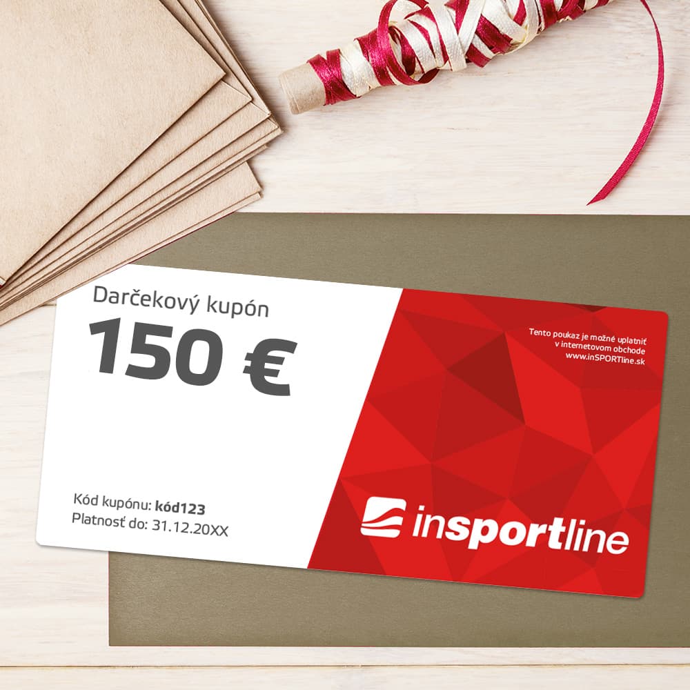 inSPORTline Vouchers Darčekový poukaz - 150 € pre nákup na eshope 1