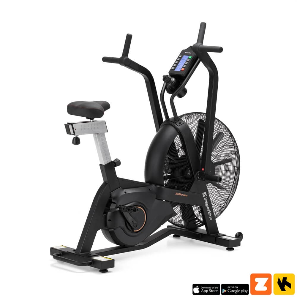 inSPORTline AirBike® Max čierna 1