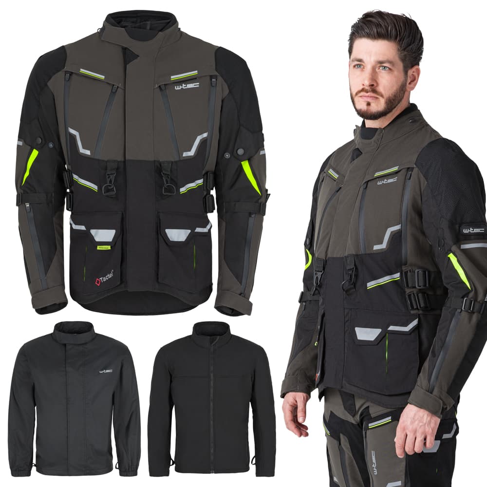 W-TEC Daimick bunda čierno-šedá - L 1