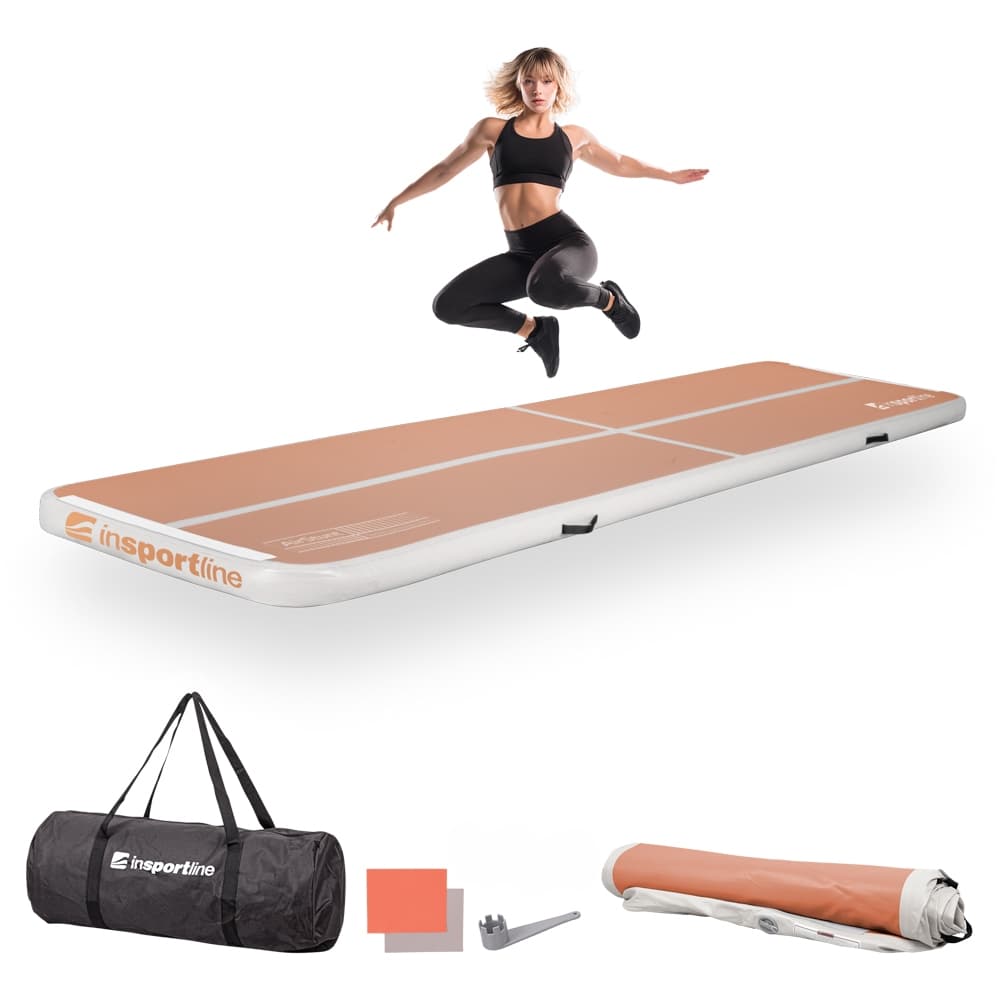 inSPORTline Airstunt 400x100x10 cm mocha mousse 1