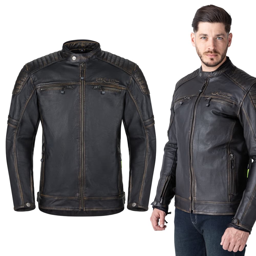 W-TEC Mungelli EVO vintage čierno-hnedá - M