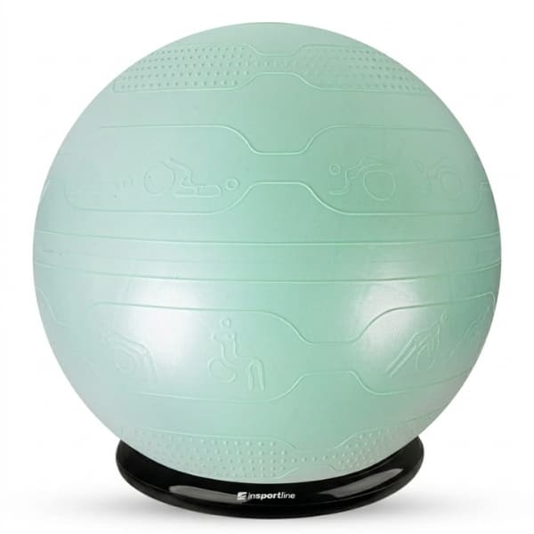 inSPORTline Stretch Ball 75 cm se základnou BallBase mint