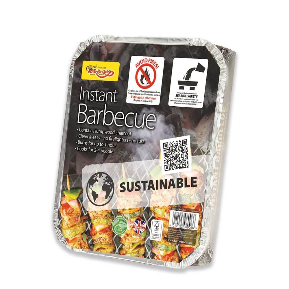 SED premium fuels Bar-Be-Quick - jednorázový gril 1