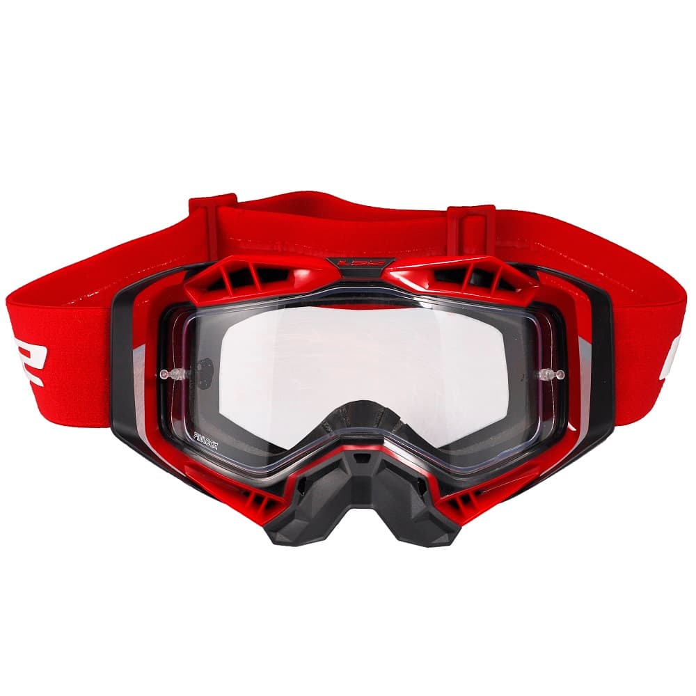 LS2 Aura Black Red číre sklo 1