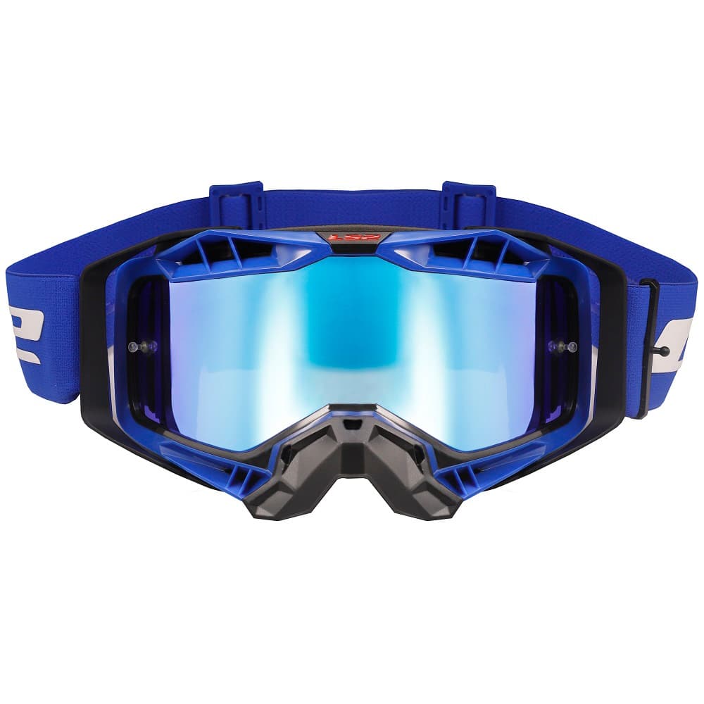 LS2 Aura Pro Black Blue irídiové sklo 1