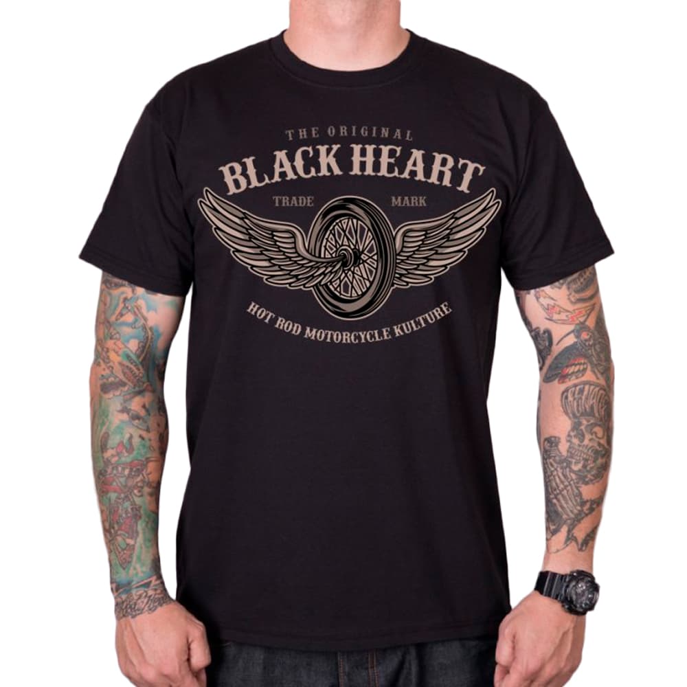 BLACK HEART Wings čierna - M 1