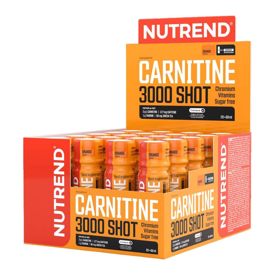 Nutrend Carnitine 3000 SHOT 20x60 ml pomaranč 1