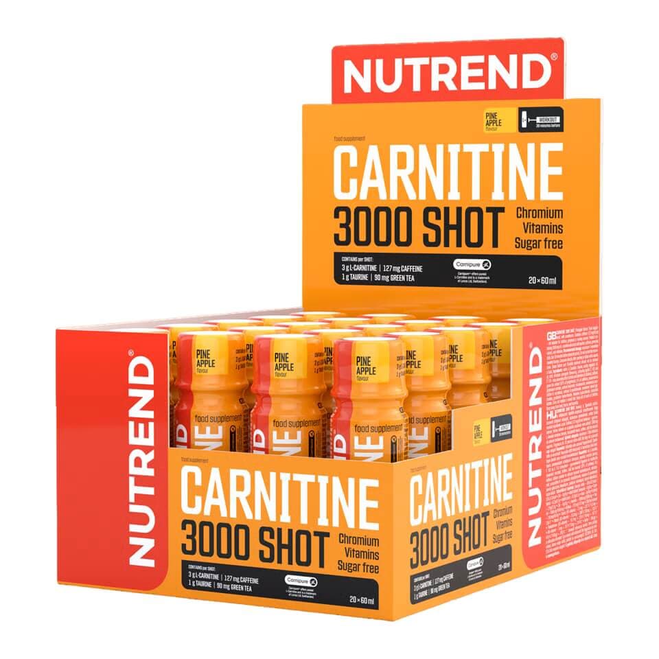 Nutrend Carnitine 3000 SHOT 20x60 ml ananás 1