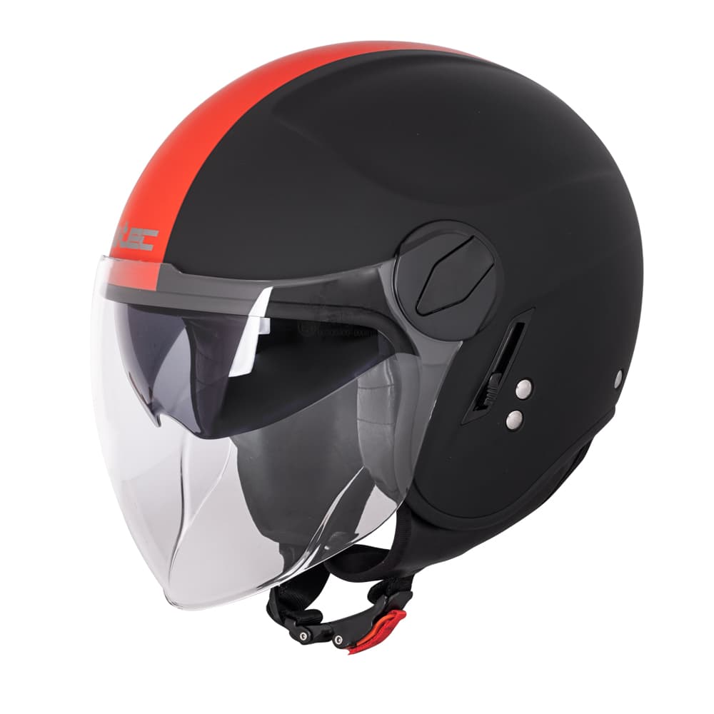 Black Matt-Corsa Red