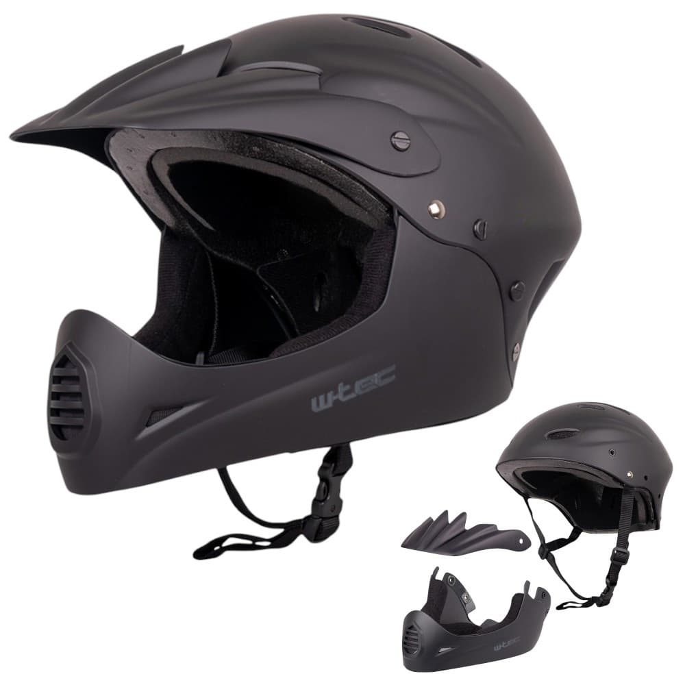 W-TEC Campanero Matt Black S (48-54) 1