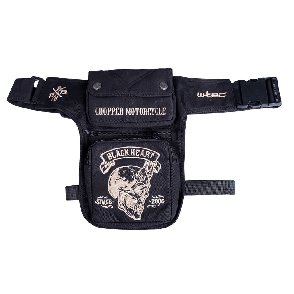 W-TEC Black Heart Devil Skull Black Tex 1