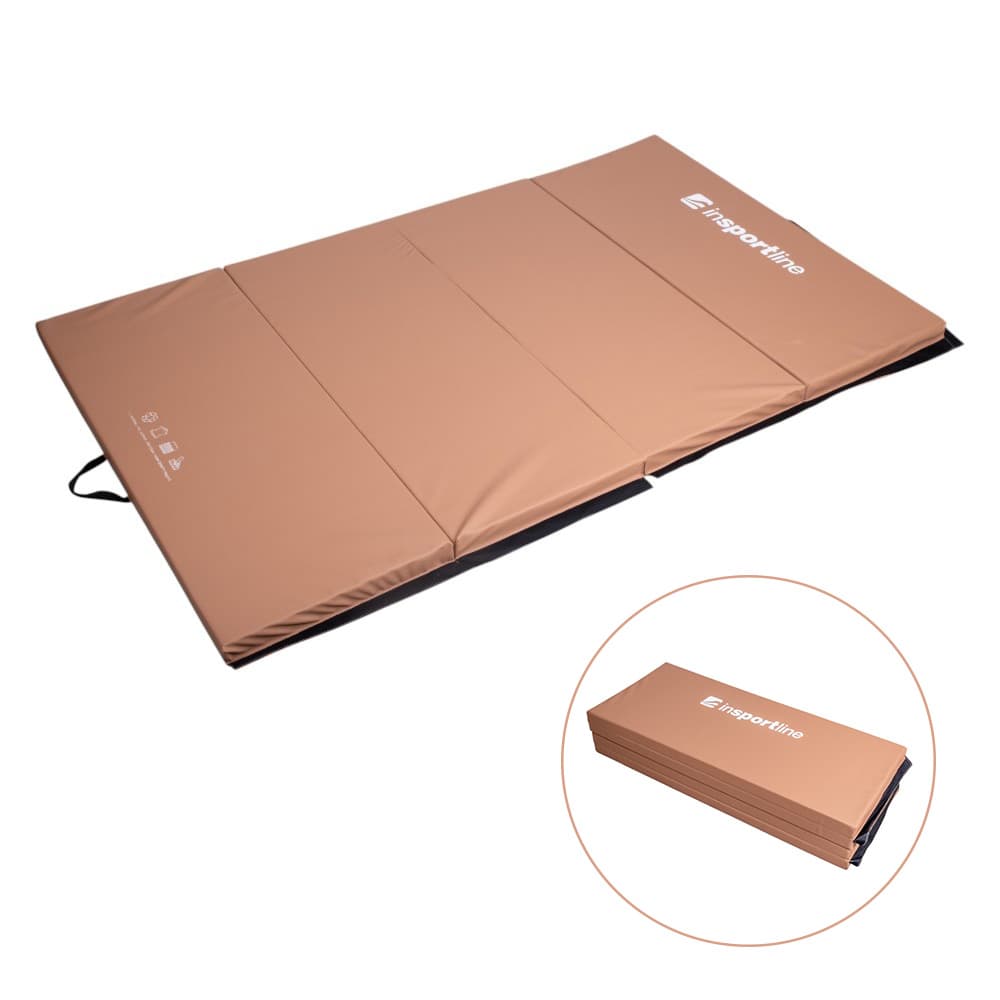 inSPORTline Kvadfold 200x120x5 cm hnedá 1