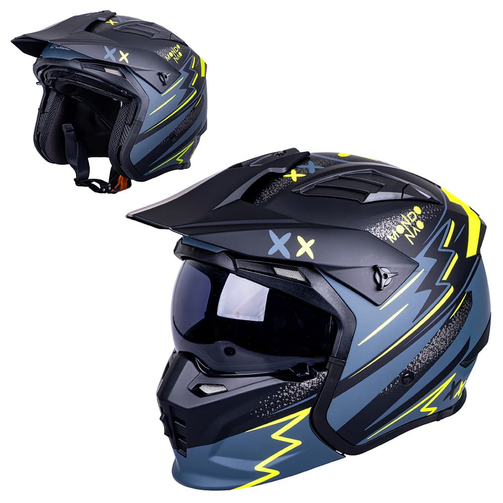 W-TEC Badalone Graphic matno čierno-žltá - S (55-56) 1