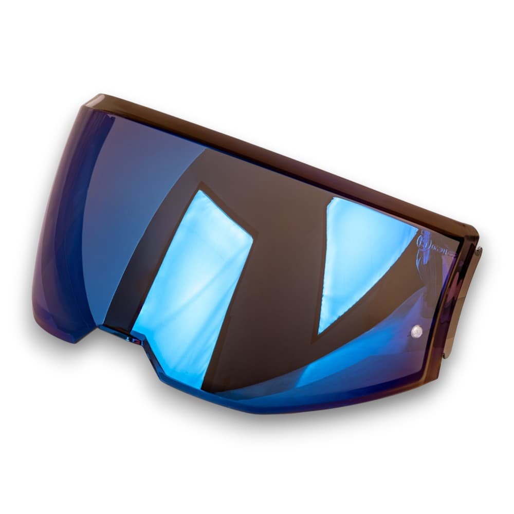 W-TEC Náhradné plexi pre prilbu Sabron modrá - XS-M 1